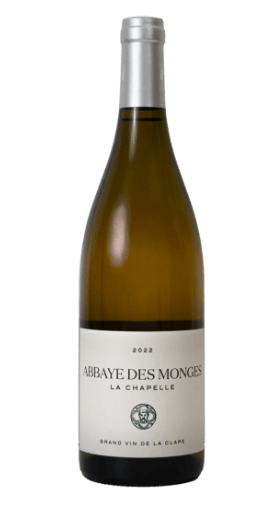 La chapelle blanc Abbaye des Monges, vin massif de la Clape